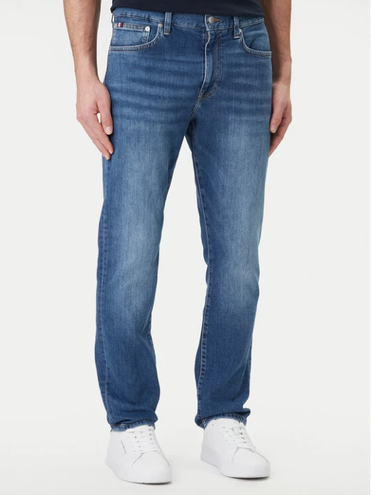 Zdjęcie produktu Tommy Hilfiger Jeansy Denton MW0MW42317 Niebieski Slim Fit
