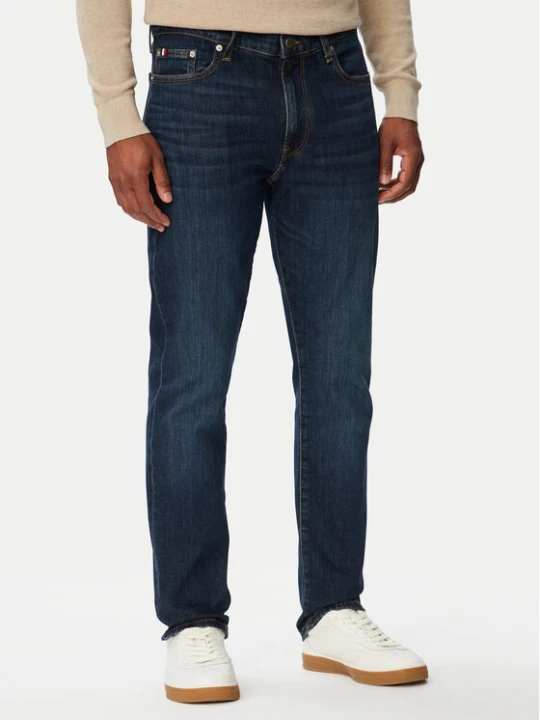 Zdjęcie produktu Tommy Hilfiger Jeansy Denton MW0MW43162 Granatowy Slim Fit