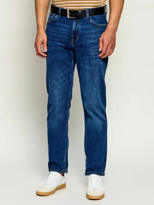 Zdjęcie produktu Tommy Hilfiger Jeansy Denton | Straight fit | stretch granatowy