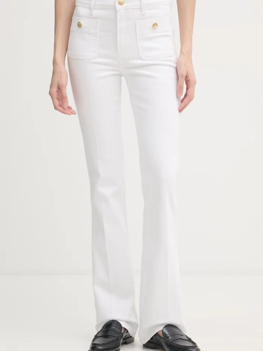 Zdjęcie produktu Tommy Hilfiger jeansy flare damskie biały