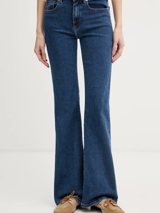 Zdjęcie produktu Tommy Hilfiger jeansy flare damskie granatowy