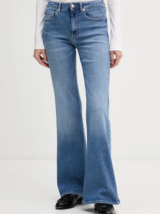 Zdjęcie produktu Tommy Hilfiger jeansy flare damskie niebieski