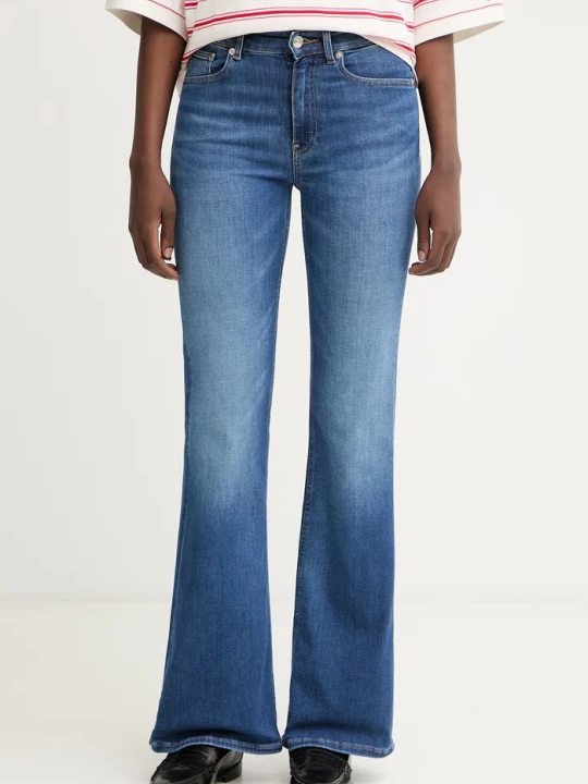 Zdjęcie produktu Tommy Hilfiger jeansy flare damskie niebieski
