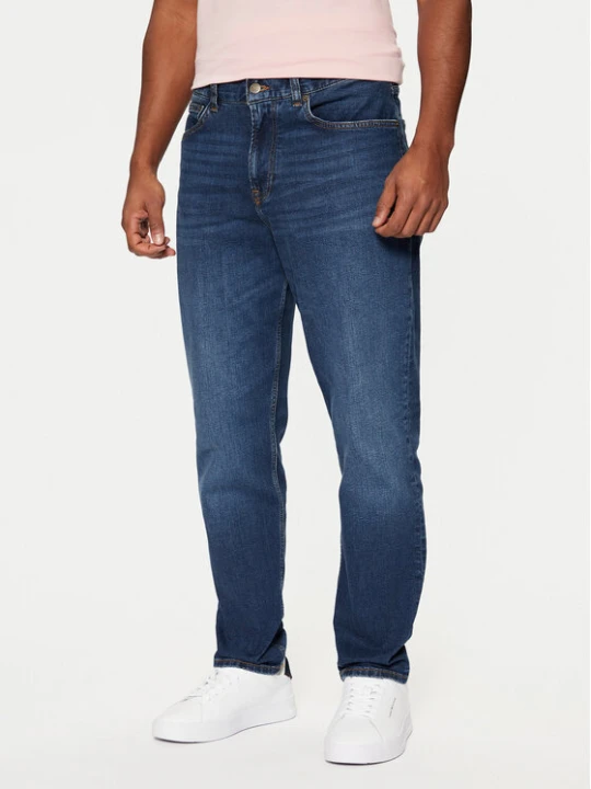Zdjęcie produktu Tommy Hilfiger Jeansy Harlem MW0MW39038 Granatowy Tapered Fit