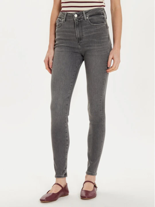 Zdjęcie produktu Tommy Hilfiger Jeansy Harlem WW0WW44117 Szary Skinny Fit