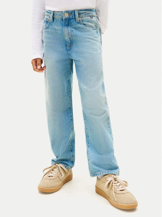 Zdjęcie produktu Tommy Hilfiger Jeansy KB0KB10037 Niebieski Baggy Fit