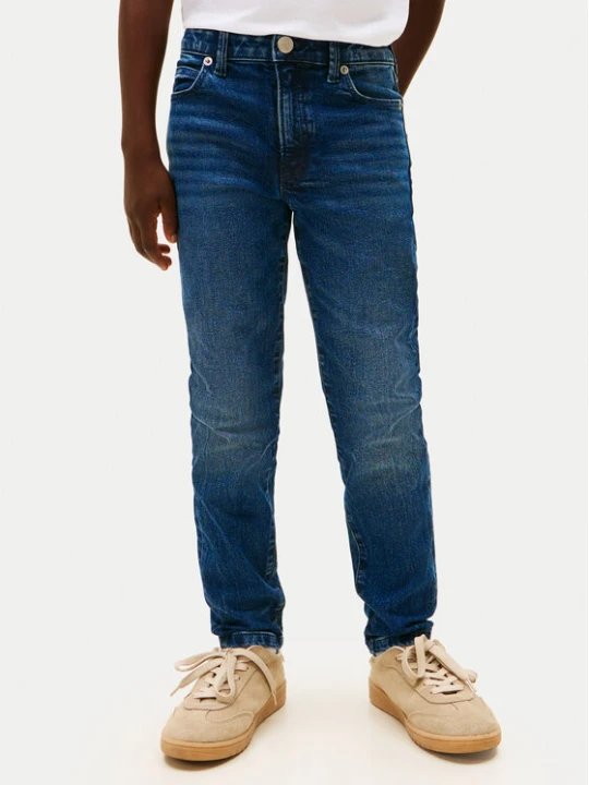 Zdjęcie produktu Tommy Hilfiger Jeansy KB0KB10040 D Granatowy Straight Fit