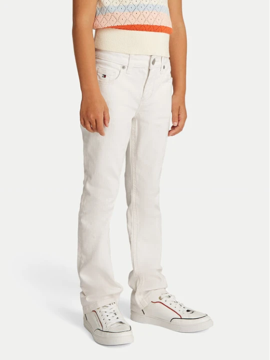Zdjęcie produktu Tommy Hilfiger Jeansy KG0KG08408 Biały Flare Fit
