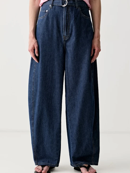 Zdjęcie produktu Tommy Hilfiger jeansy loose damskie granatowy