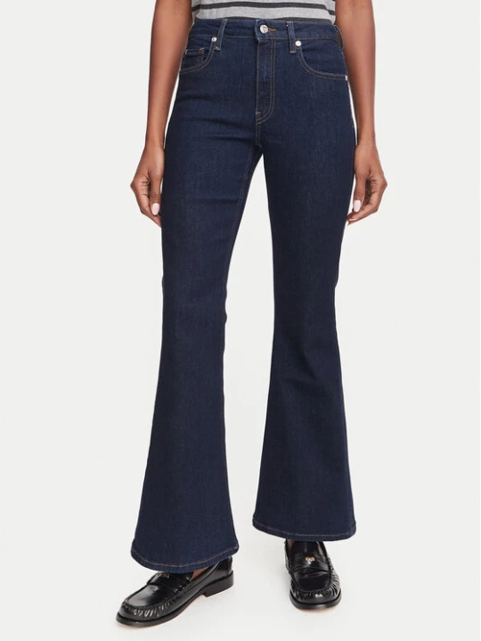 Zdjęcie produktu Tommy Hilfiger Jeansy Luna WW0WW52185 Granatowy Flare Fit