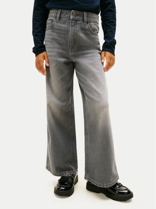 Zdjęcie produktu Tommy Hilfiger Jeansy Mabel KG0KG09286 Szary Wide Leg