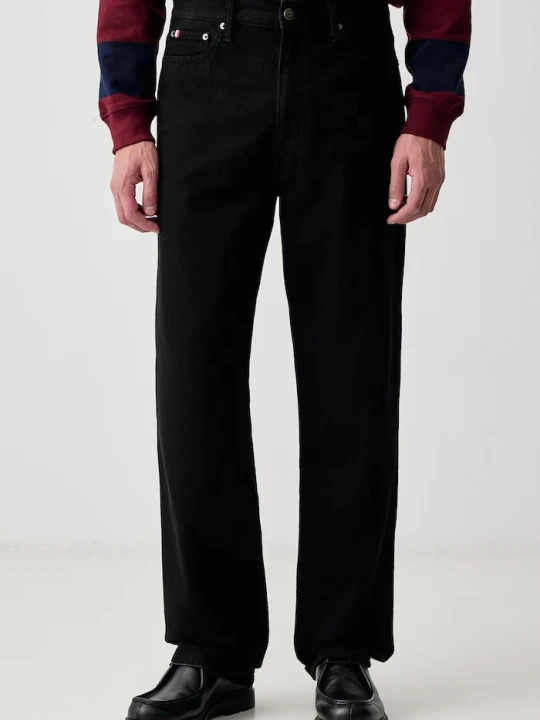 Zdjęcie produktu Tommy Hilfiger jeansy relaxed fit męskie czarny