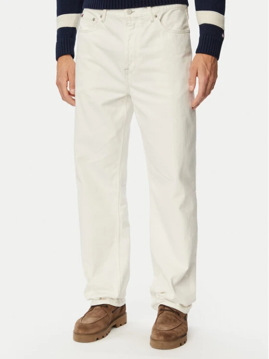 Zdjęcie produktu Tommy Hilfiger Jeansy River MW0MW43485 Biały Relaxed Fit