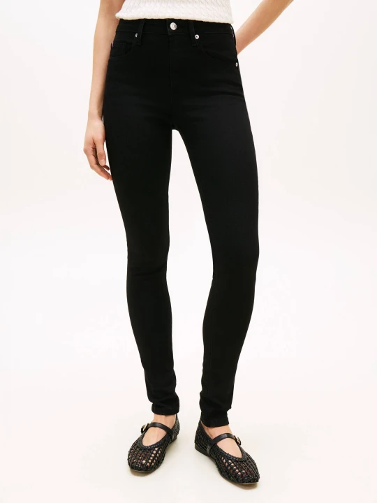 Zdjęcie produktu Tommy Hilfiger Jeansy | Skinny fit | mid waist czarny