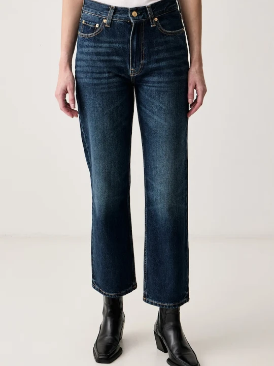 Zdjęcie produktu Tommy Hilfiger jeansy straight damskie granatowy