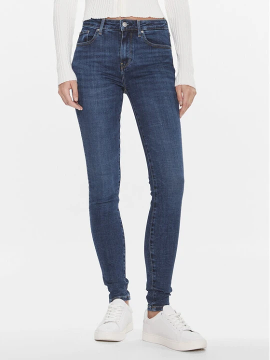 Zdjęcie produktu Tommy Hilfiger Jeansy Th Flex Como Skinny Rw Pam WW0WW40638 Granatowy Skinny Fit