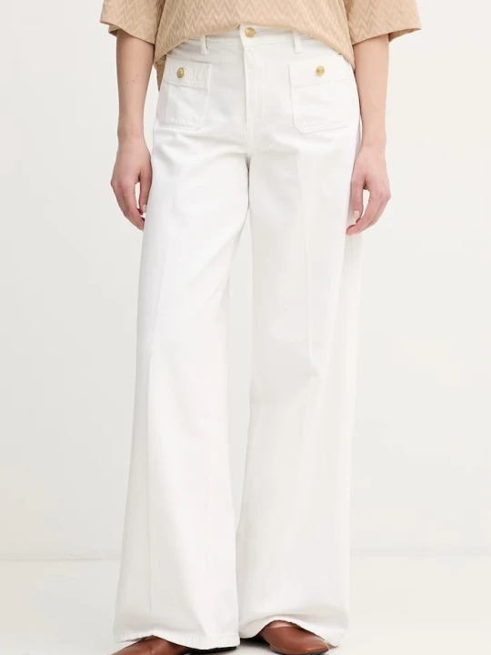 Zdjęcie produktu Tommy Hilfiger jeansy wide leg damskie biały