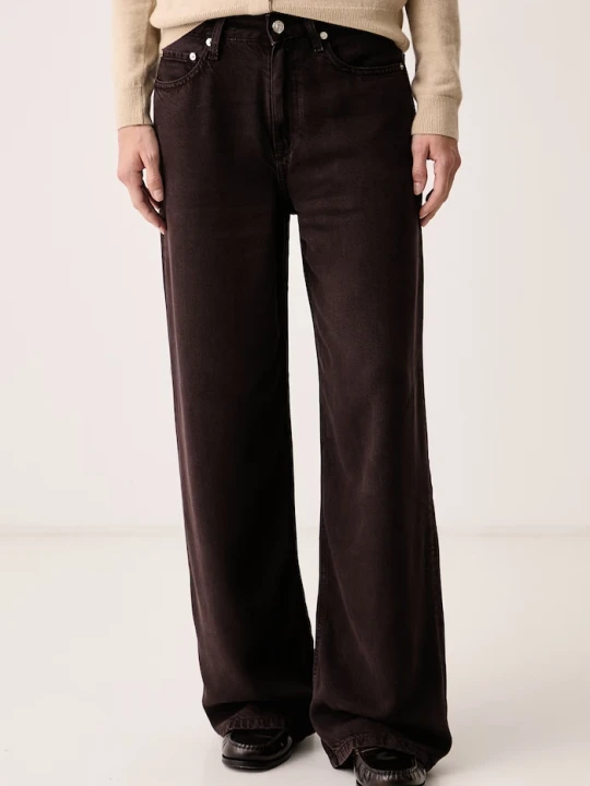 Zdjęcie produktu Tommy Hilfiger jeansy wide leg damskie brązowy