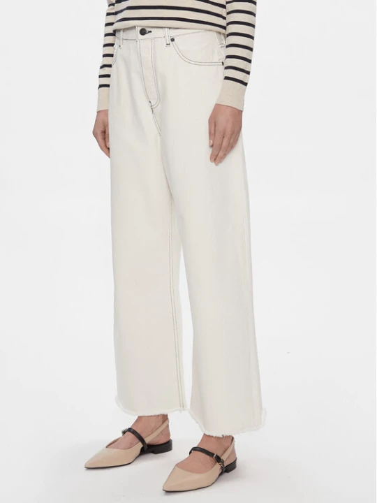 Zdjęcie produktu Tommy Hilfiger Jeansy WW0WW40643 Écru Slouchy Fit Kremowy