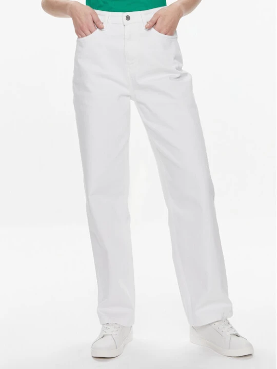 Zdjęcie produktu Tommy Hilfiger Jeansy WW0WW41319 Biały Straight Fit