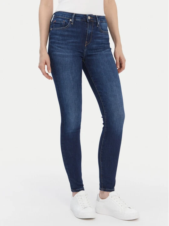 Zdjęcie produktu Tommy Hilfiger Jeansy WW0WW45010 Granatowy Slim Fit