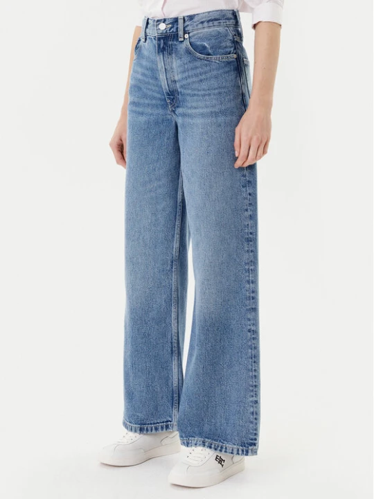 Zdjęcie produktu Tommy Hilfiger Jeansy WW0WW46484 Niebieski Wide Leg
