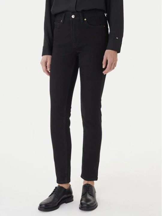 Zdjęcie produktu Tommy Hilfiger Jeansy WW0WW46725 Czarny Slim Fit