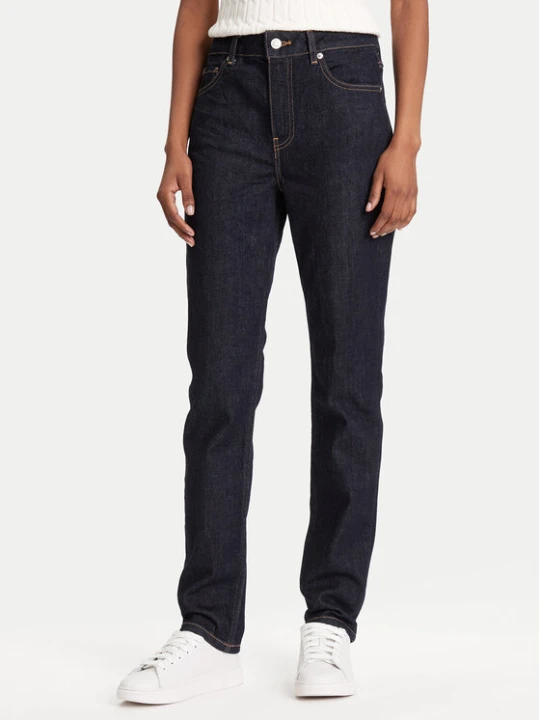 Zdjęcie produktu Tommy Hilfiger Jeansy WW0WW47153 Granatowy Slim Fit