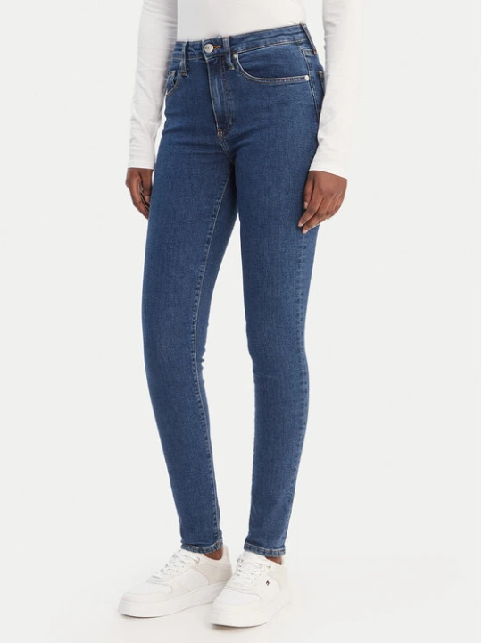 Zdjęcie produktu Tommy Hilfiger Jeansy WW0WW47689 Niebieski Skinny Fit