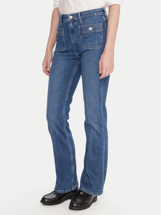 Zdjęcie produktu Tommy Hilfiger Jeansy WW0WW48255 Niebieski Flare Fit