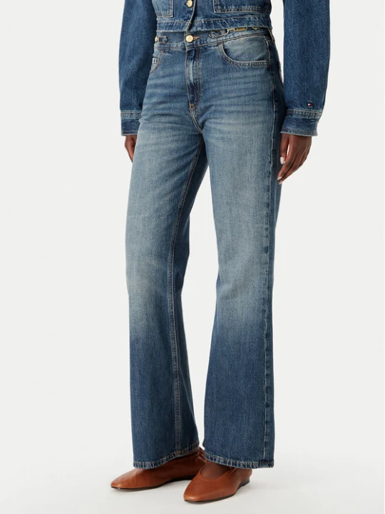 Zdjęcie produktu Tommy Hilfiger Jeansy WW0WW49963 Niebieski Flared Fit