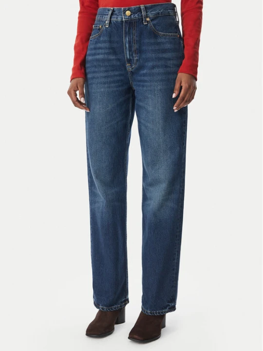 Zdjęcie produktu Tommy Hilfiger Jeansy WW0WW51407 Niebieski Straight Leg