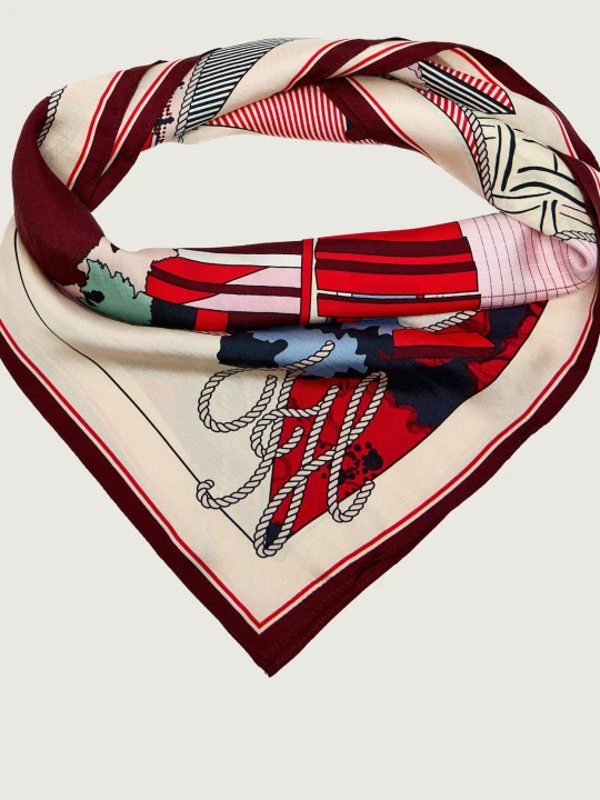 Zdjęcie produktu Tommy Hilfiger Jedwabna chusta