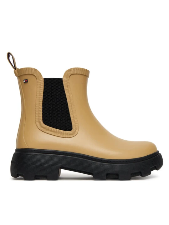 Zdjęcie produktu Tommy Hilfiger Kalosze Rubber Flag Cleated FW0FW08637 Brązowy