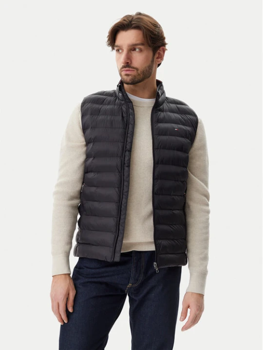Zdjęcie produktu Tommy Hilfiger Kamizelka Core Packable MW0MW39989 Czarny Regular Fit