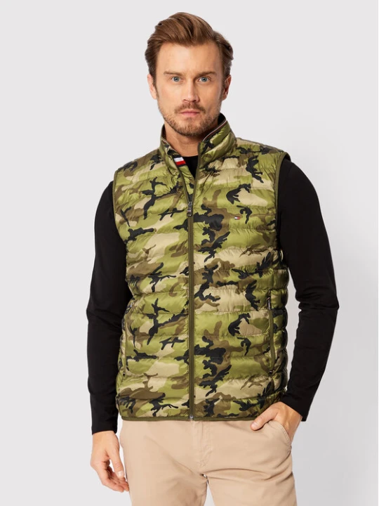 Zdjęcie produktu Tommy Hilfiger Kamizelka MW0MW18762 Zielony Regular Fit