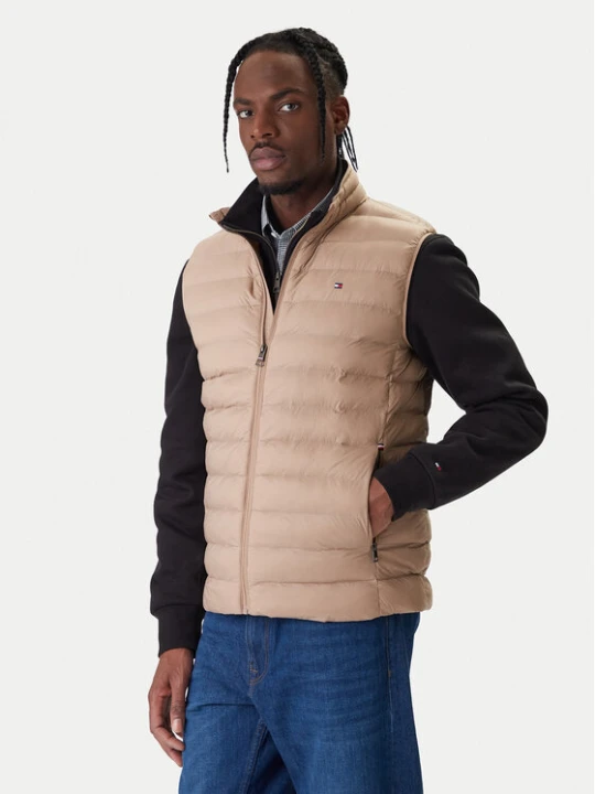 Zdjęcie produktu Tommy Hilfiger Kamizelka MW0MW37677 Beżowy Regular Fit