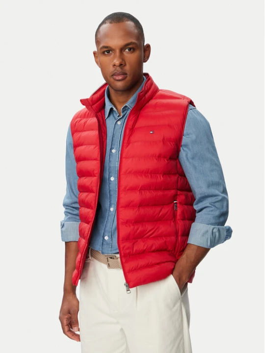 Zdjęcie produktu Tommy Hilfiger Kamizelka MW0MW37677 Czerwony Regular Fit