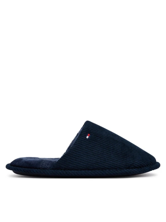 Zdjęcie produktu Tommy Hilfiger Kapcie Corduroy House Shoes FM0FM06019 Granatowy