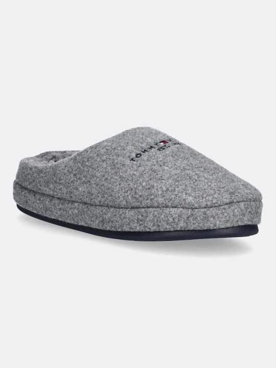 Zdjęcie produktu Tommy Hilfiger kapcie FELT HOUSE SHOE szary