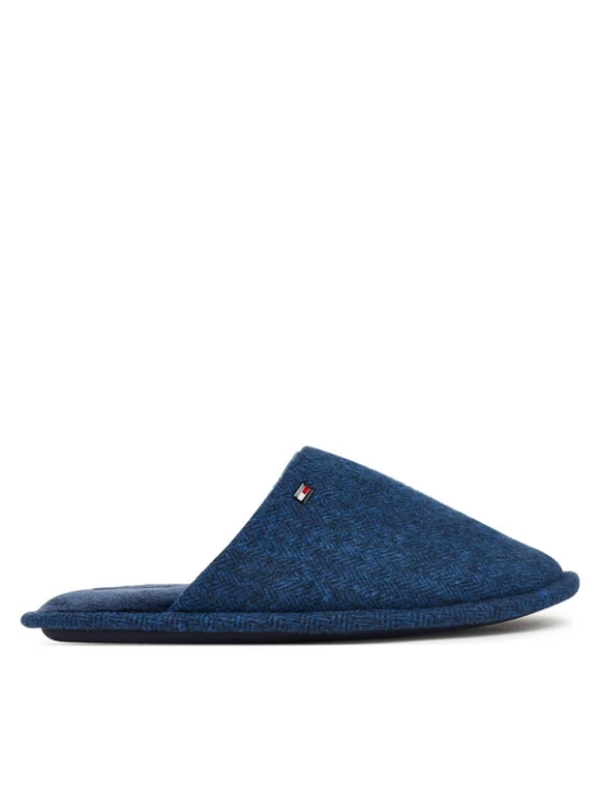 Zdjęcie produktu Tommy Hilfiger Kapcie Hilfiger Herringbone House Shoe FM0FM06018 Granatowy