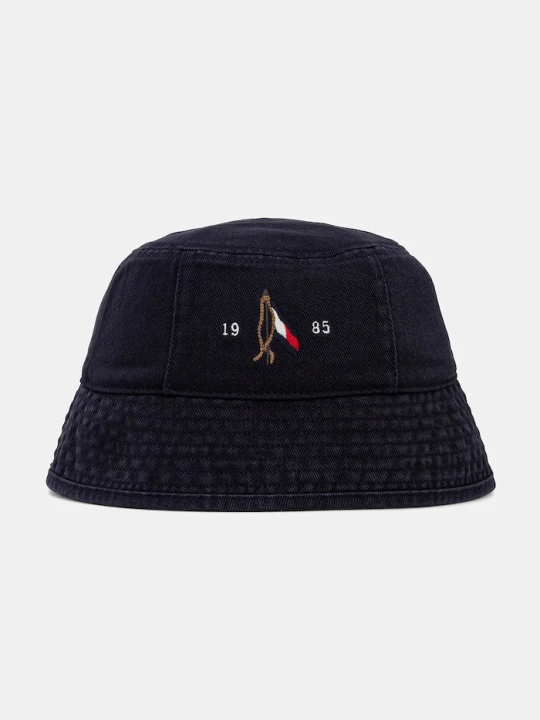Zdjęcie produktu Tommy Hilfiger kapelusz bawełniany granatowy