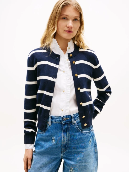 Zdjęcie produktu Tommy Hilfiger Kardigan Kobiety Bawełna niebieski