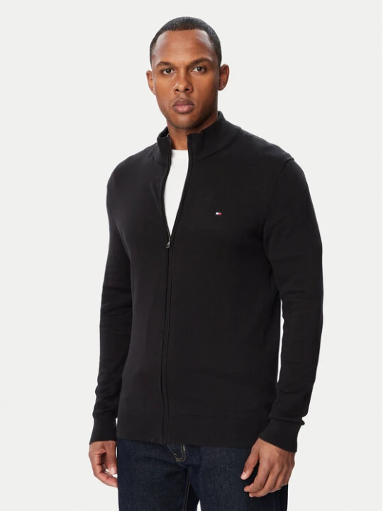 Zdjęcie produktu Tommy Hilfiger Kardigan Essential MW0MW36517 Czarny Regular Fit