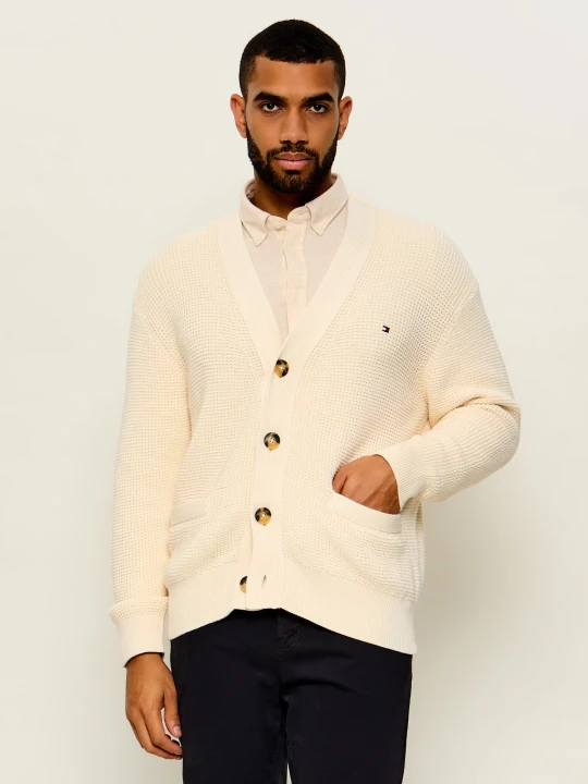 Zdjęcie produktu Tommy Hilfiger Kardigan | Loose fit ecru