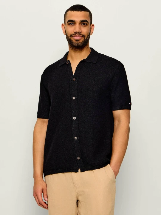 Zdjęcie produktu Tommy Hilfiger Kardigan | Regular Fit czarny