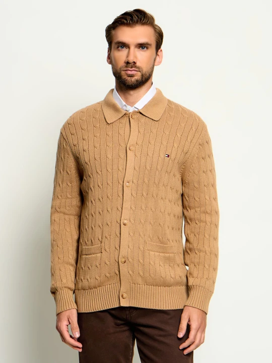 Zdjęcie produktu Tommy Hilfiger Kardigan | Regular Fit camel