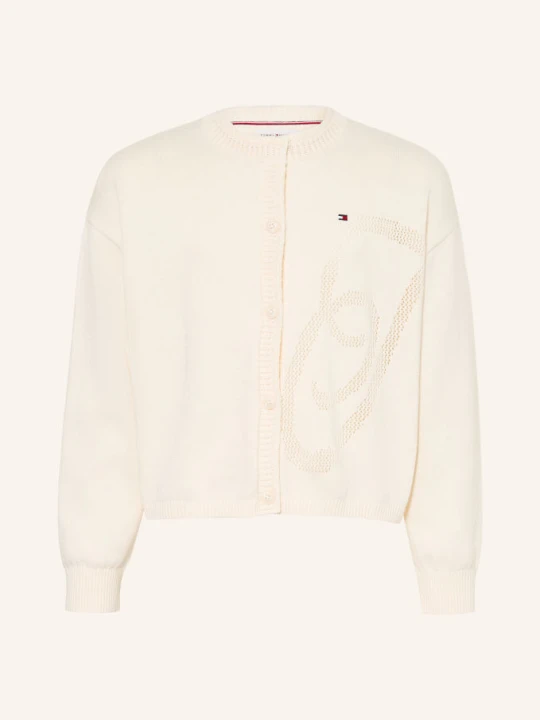 Zdjęcie produktu Tommy Hilfiger Kardigan weiss KREMOWY