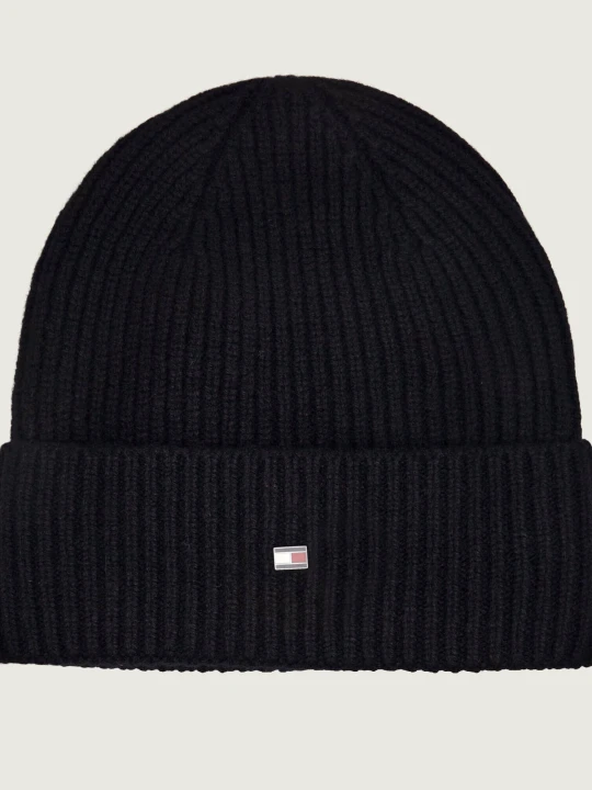 Zdjęcie produktu Tommy Hilfiger Kaszmirowa czapka czarny