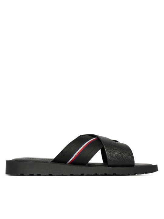 Zdjęcie produktu Tommy Hilfiger Klapki Core Hilfiger Lth Criss C Sandal FM0FM05783 Czarny